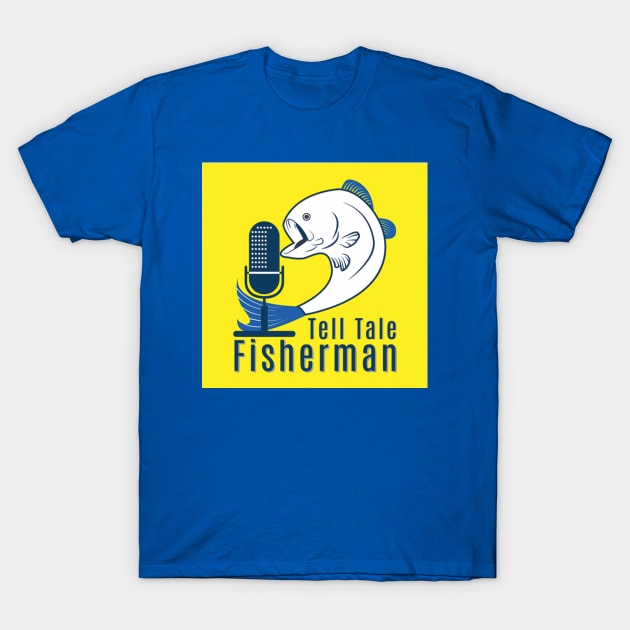 Microfish Yellow T-Shirt by Tell Tale Fisherman